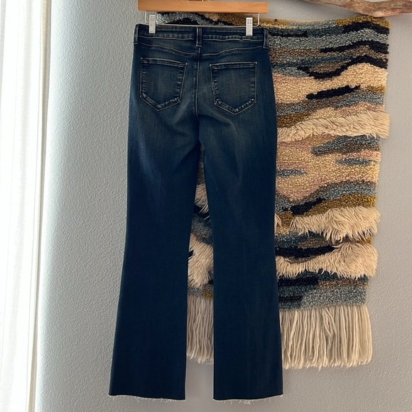 L'AGENCE Sneeki Jeans Super Stretch Low-Rise Straight Leg Hanson Blue Women's 26 - Picture 16 of 16